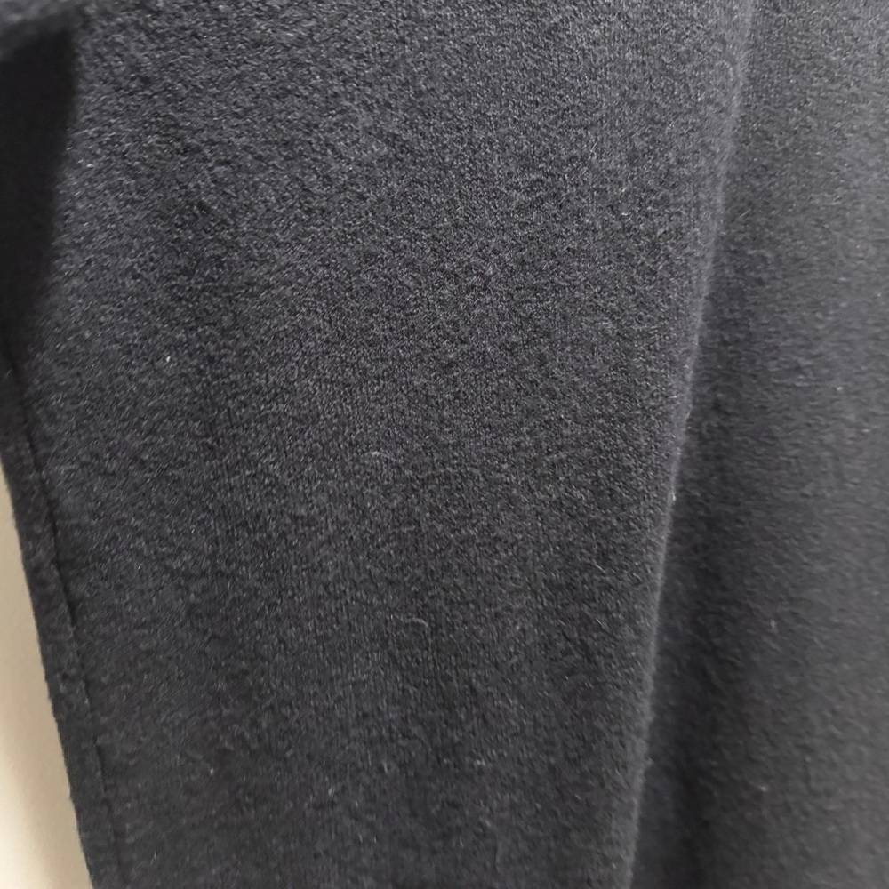 J Crew Black Merino Wool Turtleneck Long Sleeve Dress Size Large - Picture 5 of 11